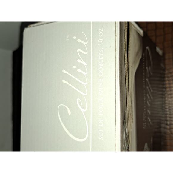 Set of 4 Cellini 10oz Wine Goblets - Picture 8 of 8